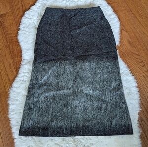 HALSTON textured skirt xs